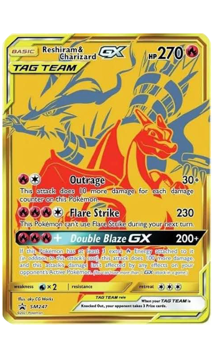 Charizard-and-reshiram-gx